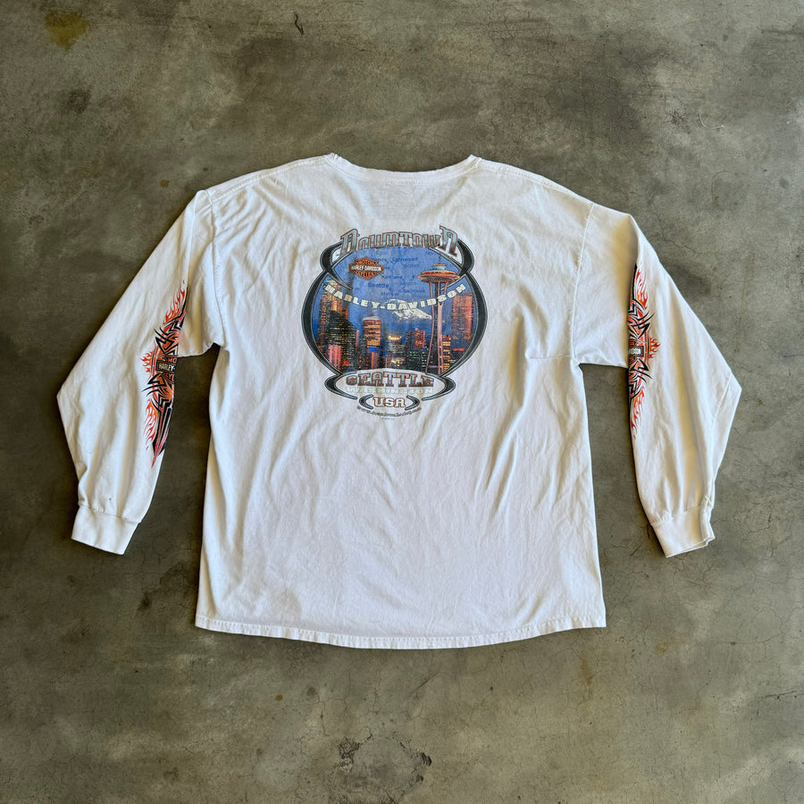 White Harley Long Sleeve