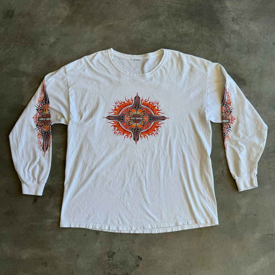 White Harley Long Sleeve